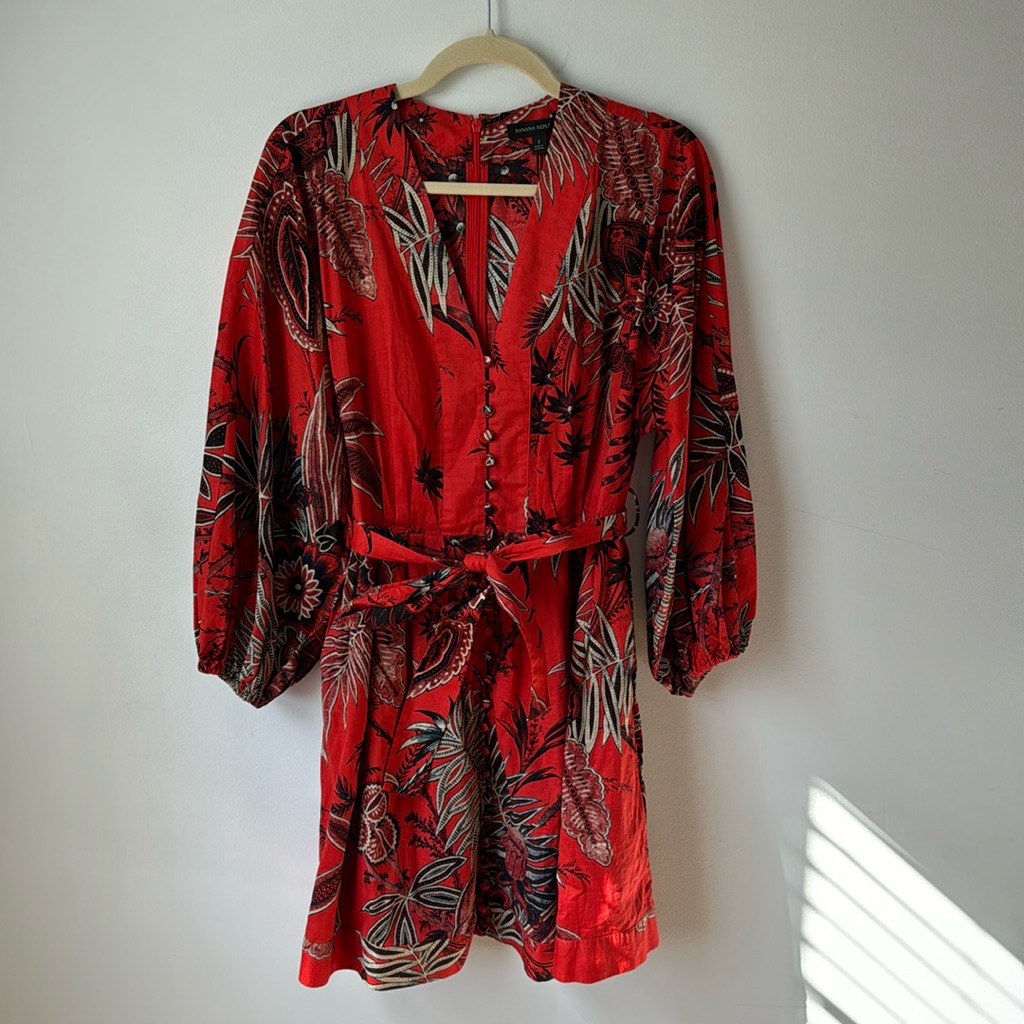 Banana Republic Long Sleeve Mini Dress